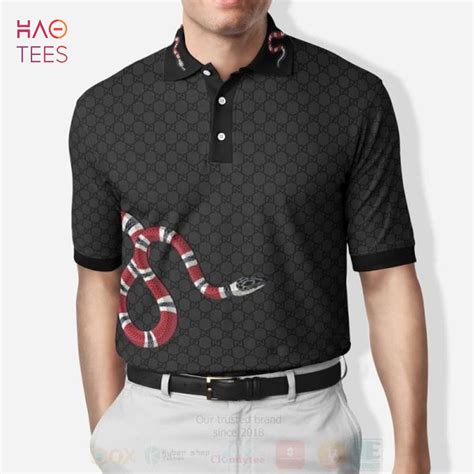 gucci polo snake shirt|Gucci polo brown thomas.